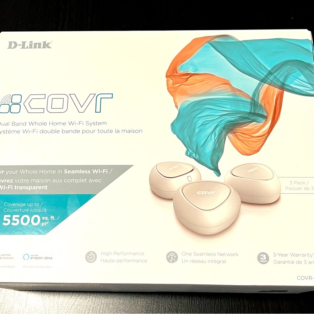 D-Link
Dual Band Whole Home Wifi Systemem